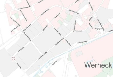 Ansicht der neuen Haltestellen in Werneck