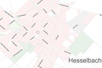 Ansicht der neuen Haltestellen in Hesselbach
