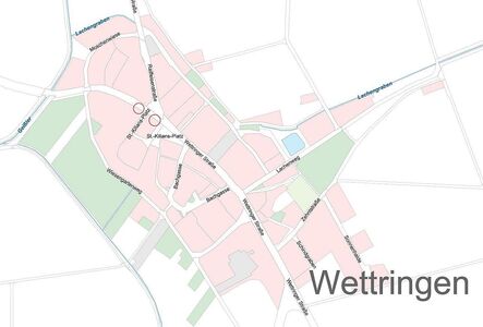 Ansicht der neuen Haltestellen in Wettringen