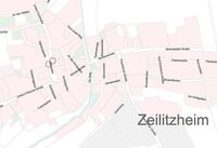 Ansicht der neuen Haltestellen in Zeilitzheim