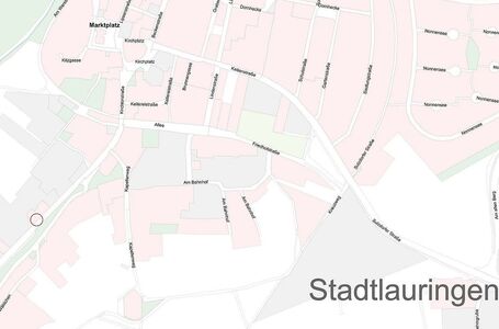 Ansicht der neuen Haltestellen in Stadtlauringen