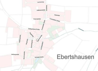 Ansicht der neuen Haltestellen in Ebertshausen