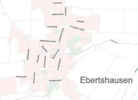 Ansicht der neuen Haltestellen in Ebertshausen