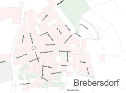 Ansicht der neuen Haltestellen in Brebersdorf