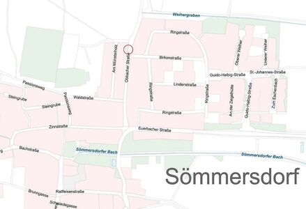 Ansicht der neuen Haltestellen in Sömmersdorf
