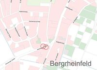 Anzeige Ansicht der Haltestelle in Bergrheinfeld